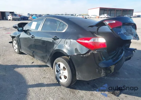 2015 Kia Forte Lx z USA, uszkodzony, nr VIN KNAFX4A63F5340509